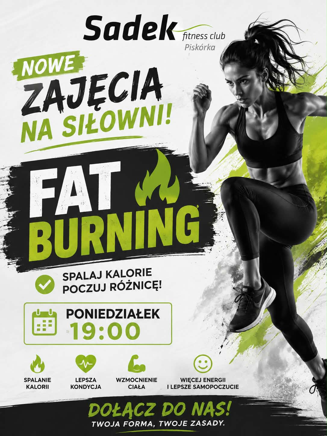 🔥 NOWE ZAJĘCIA W SADEK FITNESS CLUB PISKÓRKA! 🔥