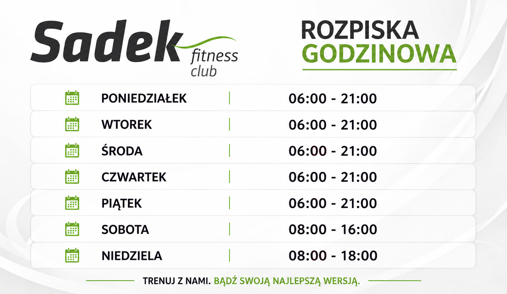 Weekend? Czas na trening !!!